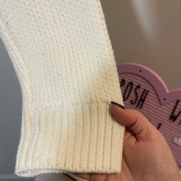 Forever 21 Men’s Cream and Black Shawl Collar Cardigan Canincore Après-Ski M - Picture 3 of 13